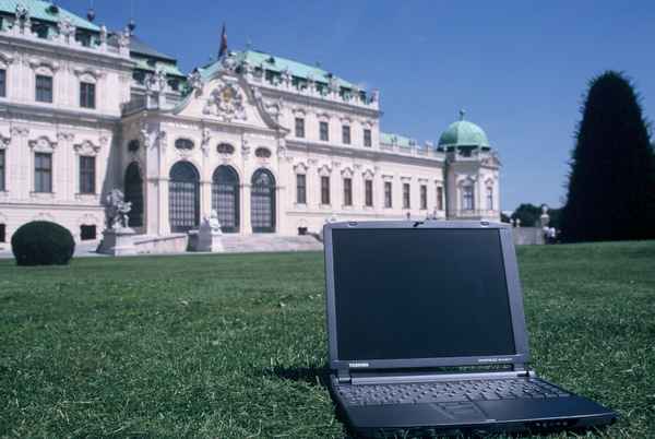 Laptop wien belvedere