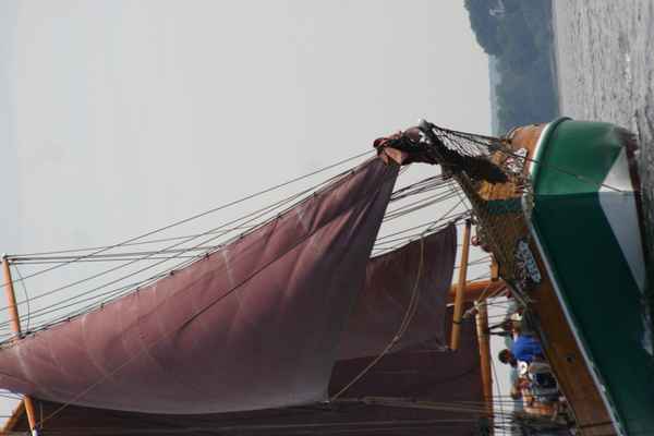 Segel setzen die Zweite