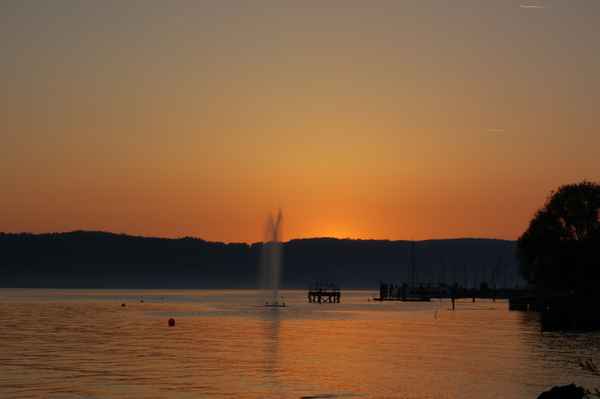 Sonnenuntergang am Bodensee