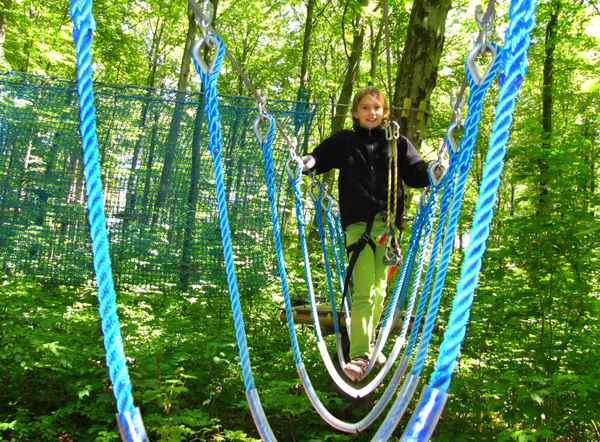  Im Kletterwald