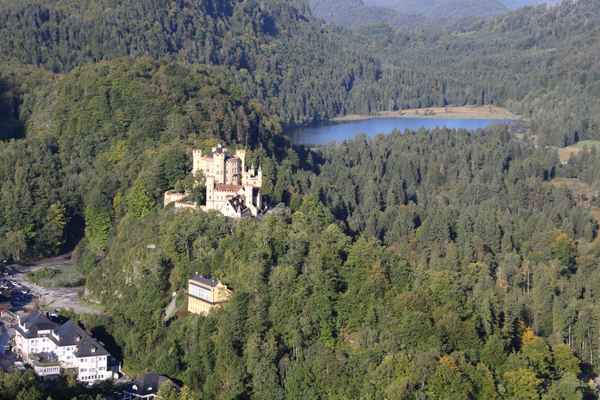 Schloss Hohenschwangau am Morgen