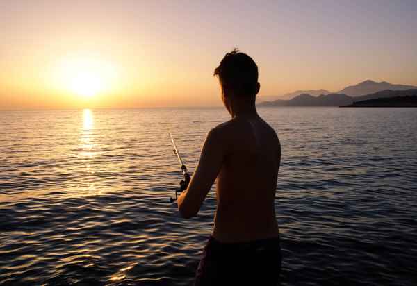 Der junge Angler