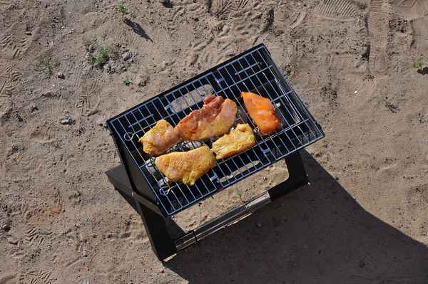 Grill von oben