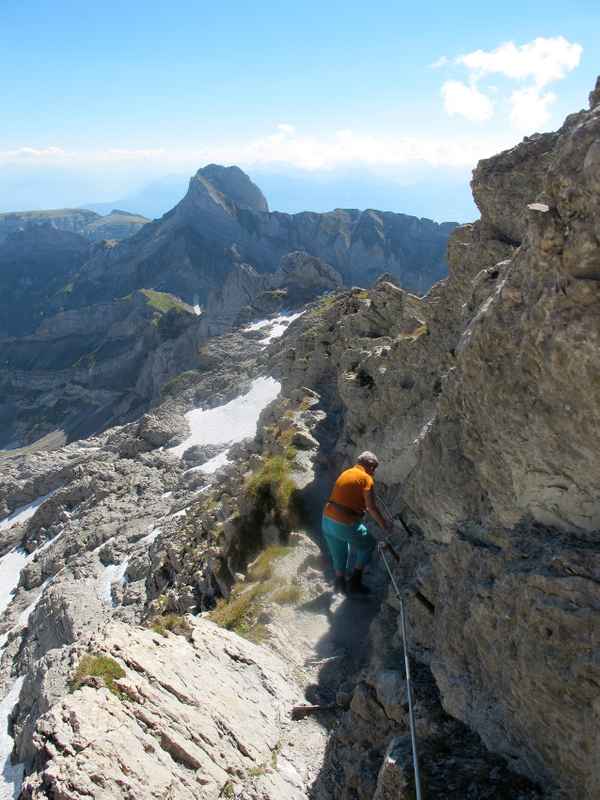 Kleiner Klettersteig am Säntis 3