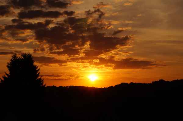 Sonnenaufgang über Detmold
