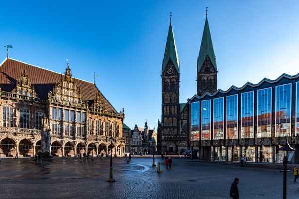 Der Marktplatz von Bremen