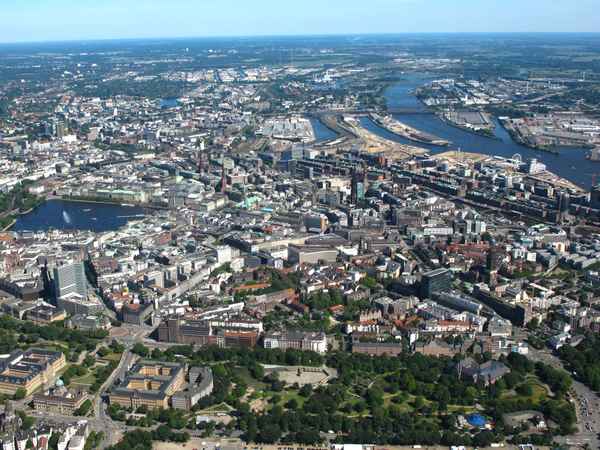 Hamburg von oben