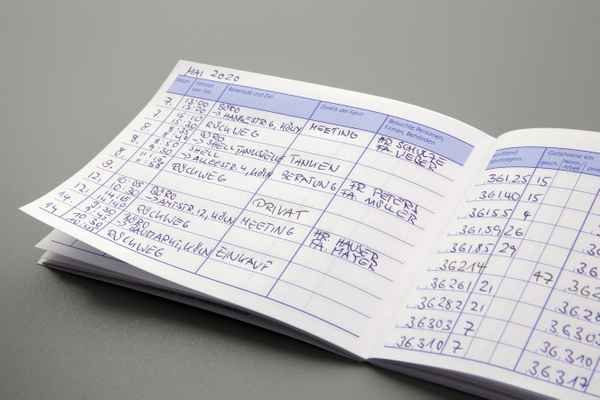 analoges Fahrtenbuch