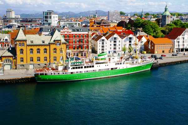Im Hafen von Starvanger geankert