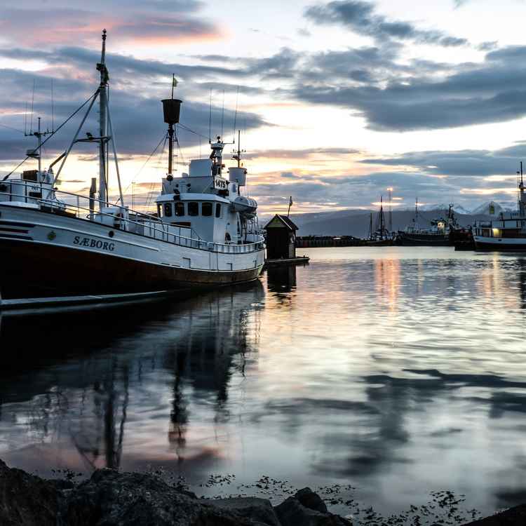 Iceland Húsavík Harbor