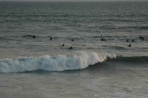 Warten auf die perfekte Welle