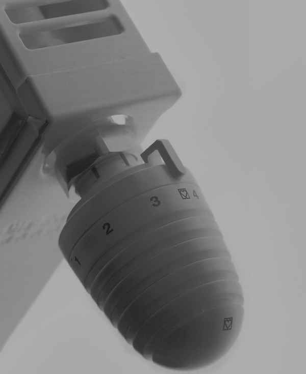 Heizkörper mit Thermostatkopf