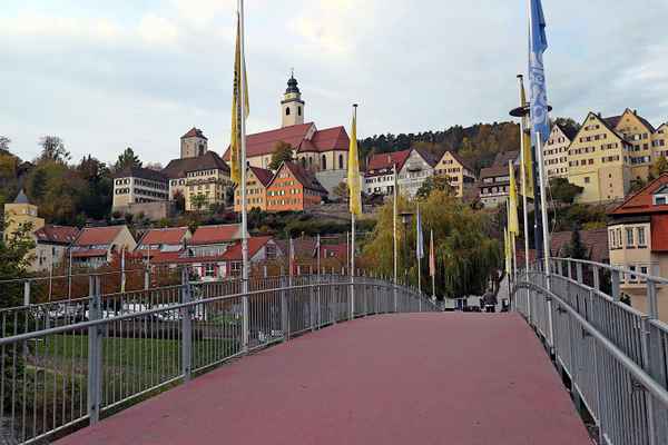 Blick auf Altstadt von Horb am Neckar
