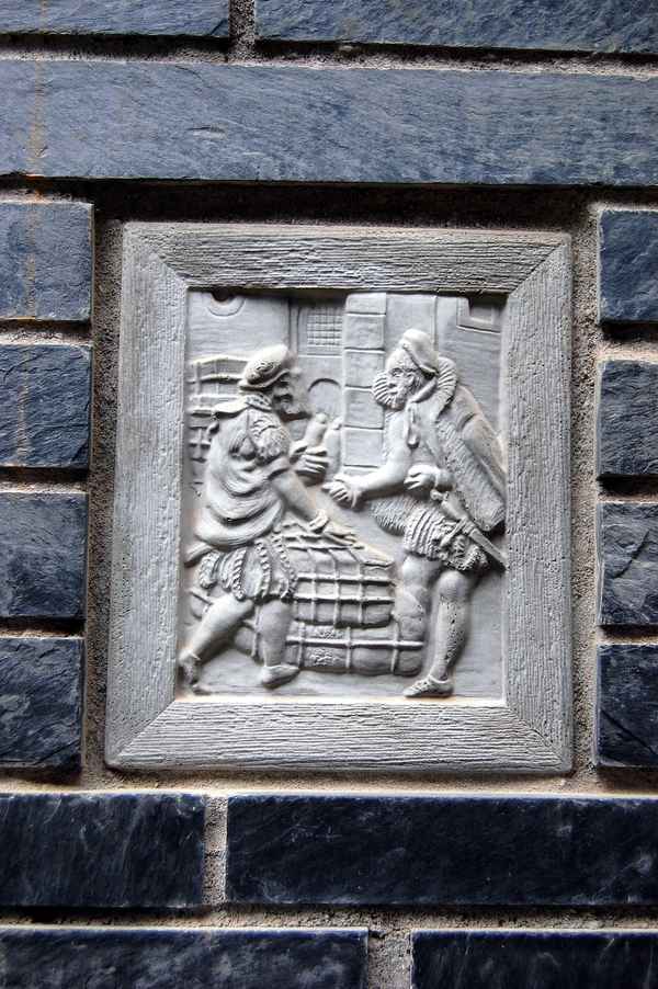 Relieff mittelalterlicher Handel