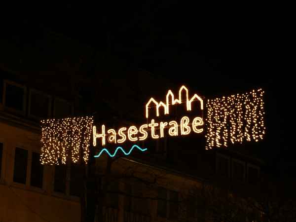 Dekoration in der Hasestraße