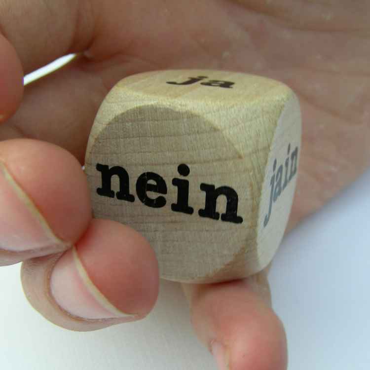 Die Entscheidung dem Zufall überlassen