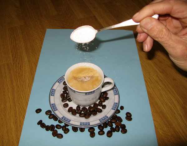 Espresso - Zucker muss rein...