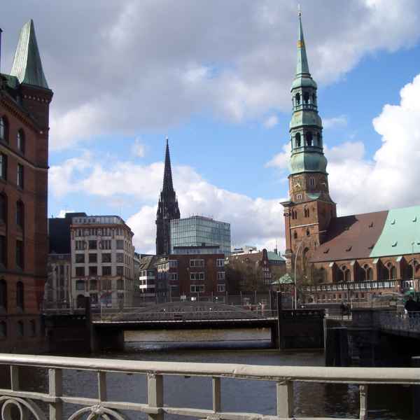 In der Speichernähe in Hamburg