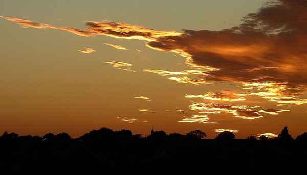 Abendhimmel über Yorkshire
