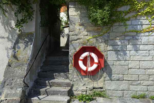Rettungsring an der Donau