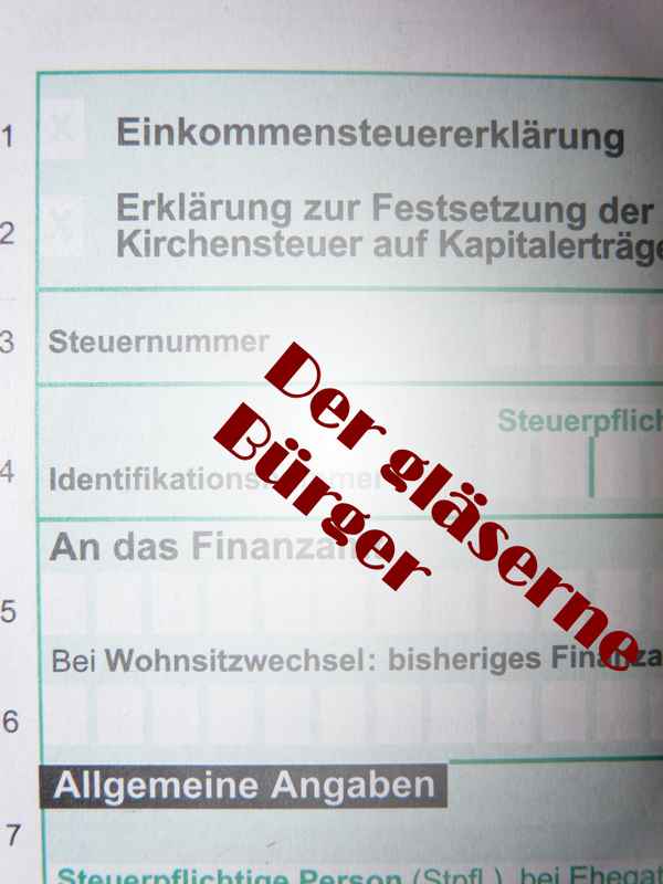 Gläserner Bürger