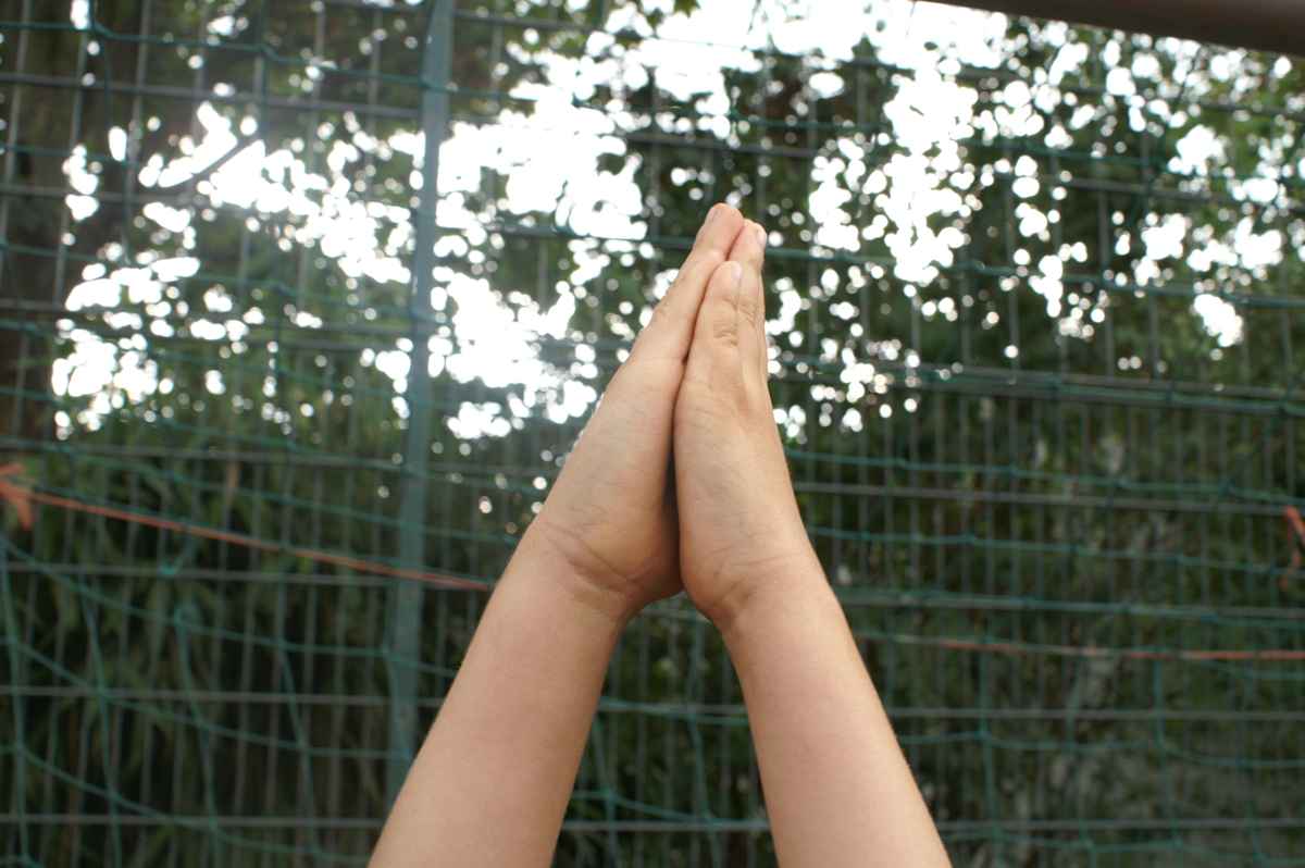 Hands up zum Gebet