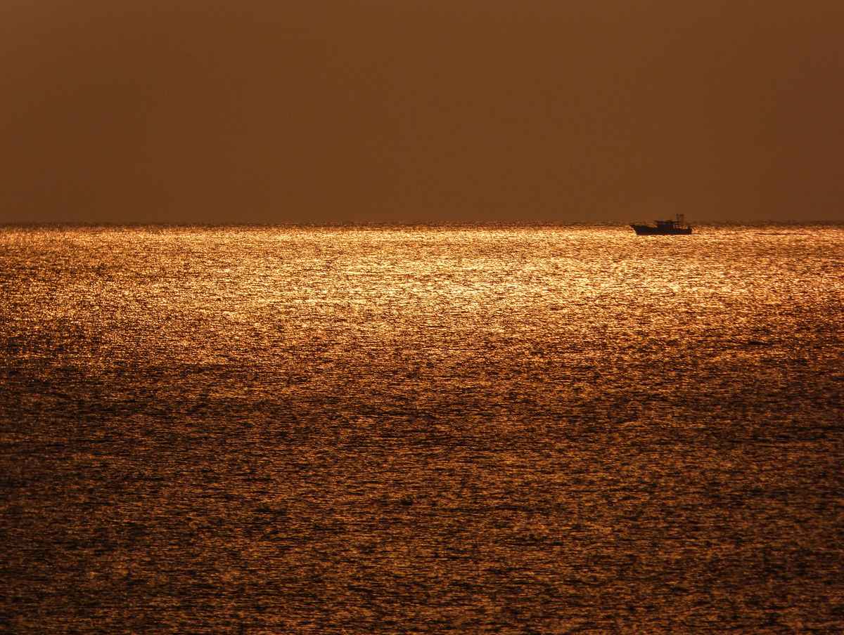 Sonnenuntergang im indischen Ozean