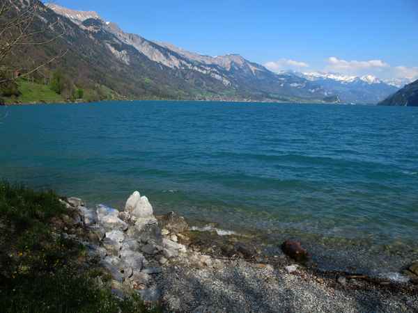 Wind und Wellen am sonst so ruhigen Brienzersee