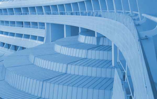 Fond - schwungvolle Architektur