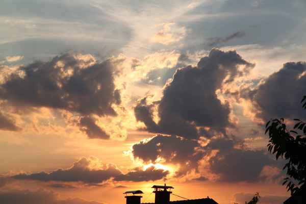 Abendstimmung über den Dächern