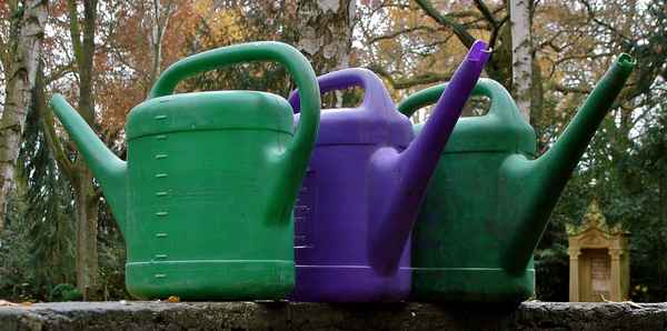 Equipment auf dem Friedhof