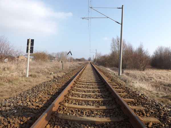 Die Bahnschiene