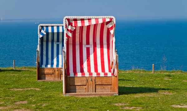 Strandkörbe an der Ostsee