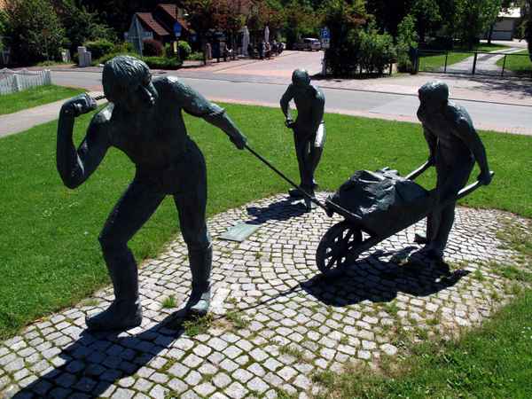 Bei der schweren Arbeit