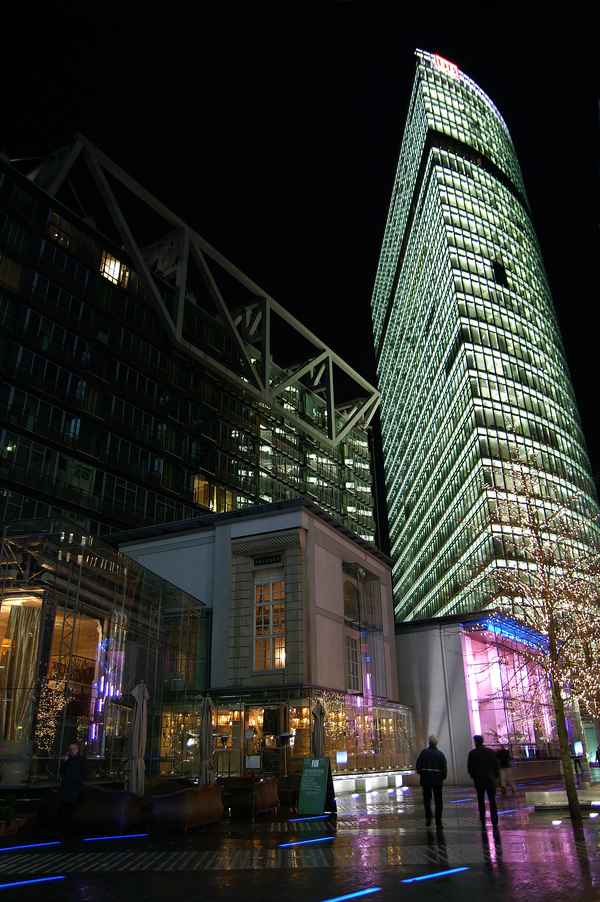 Potsdamer Platz at night