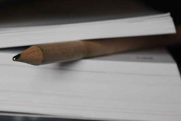 Bleistift im Buch