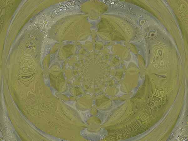 Ornament floral gelb