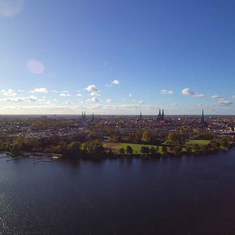 Lübeck von oben