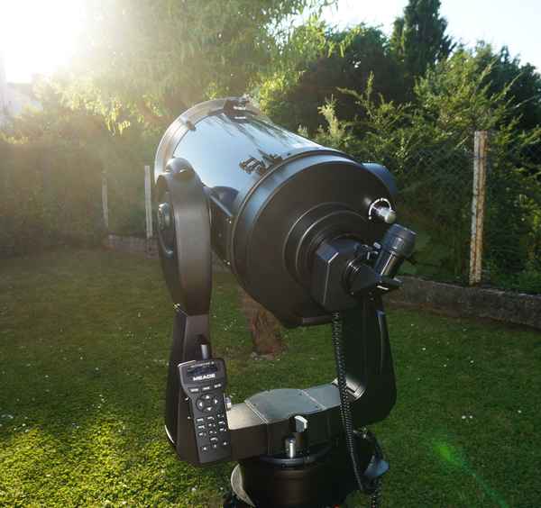 Sonnenbeobachtung mit Teleskop
