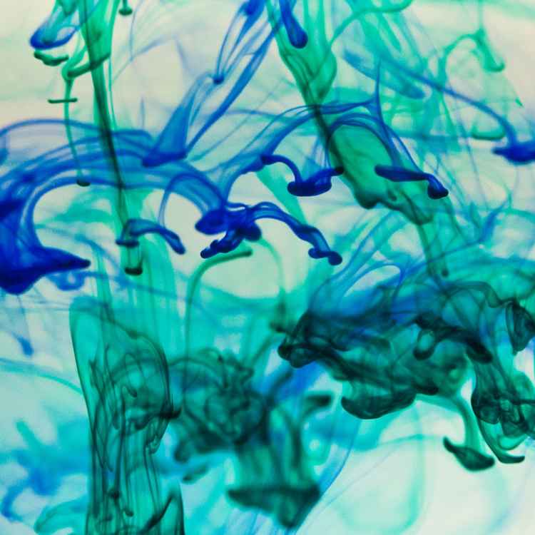 Farbenspiel unter Wasser