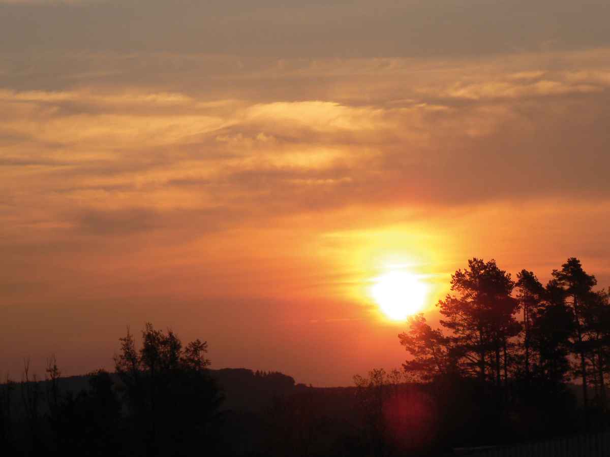 Sonnenaufgang im April