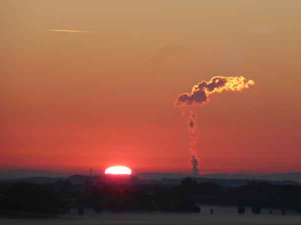 Sonnenaufgang bei München