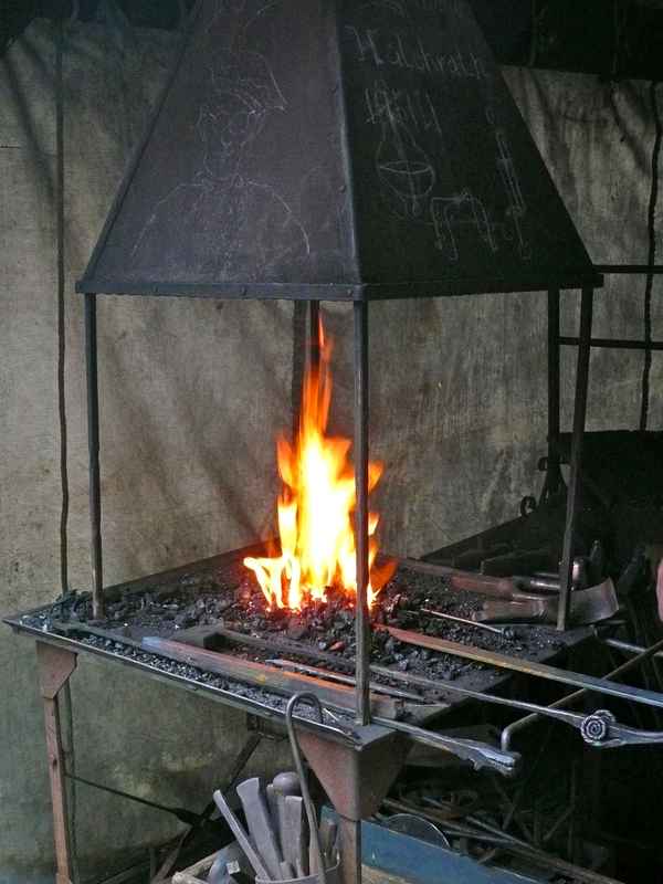 Feuerstelle beim Schmied