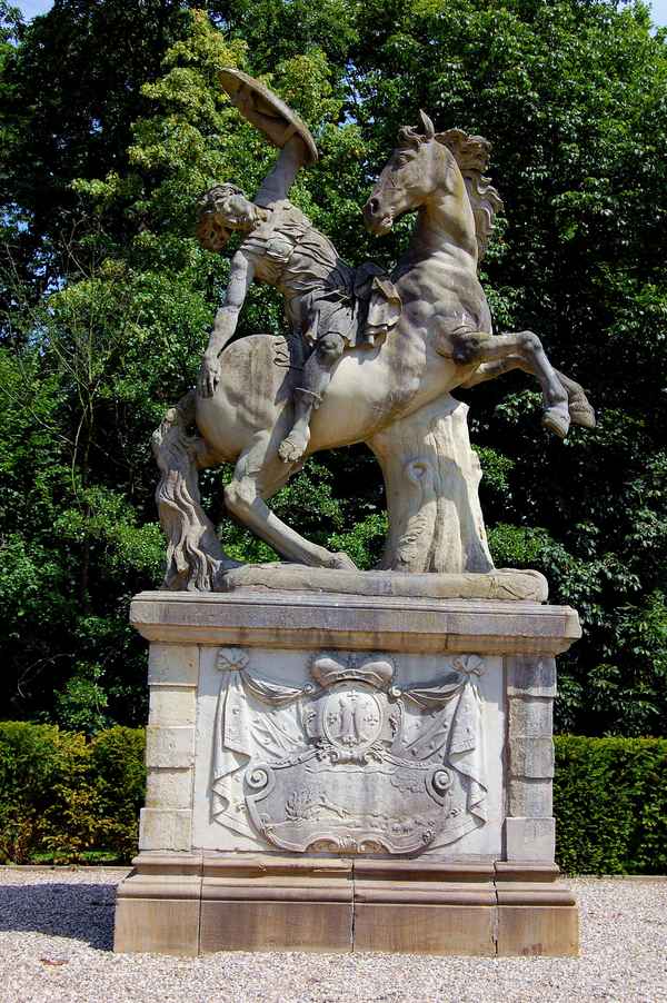 Reiterstatue Wasserschloss Anholt #2
