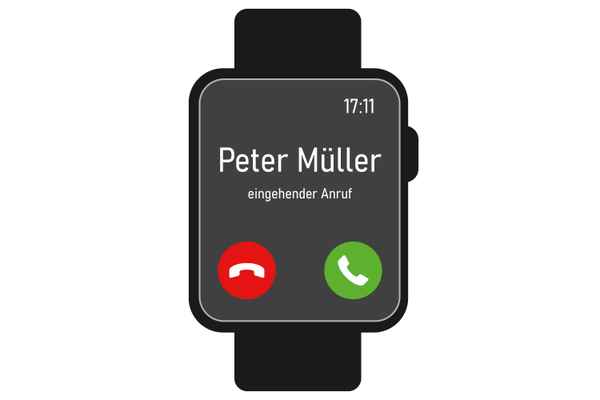 Smartwatch Anruf