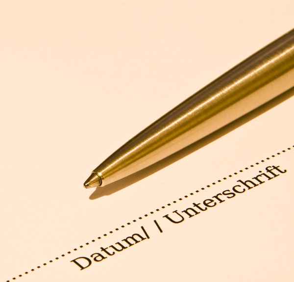 Unterschrift