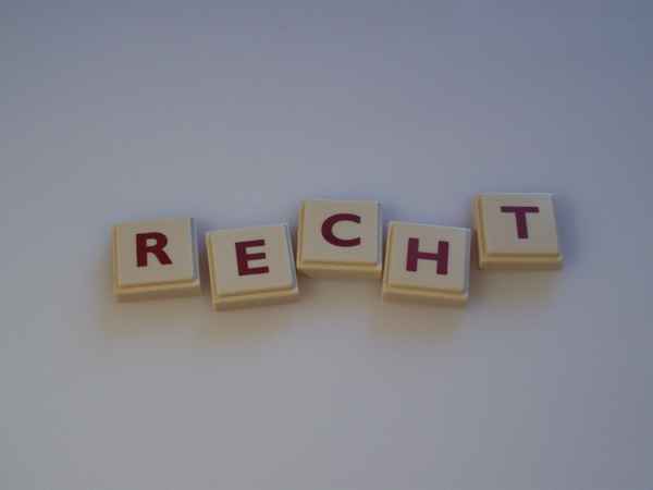 Wortbild Recht