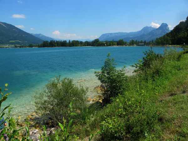 Stiller Badeplatz am Wolfgangsee