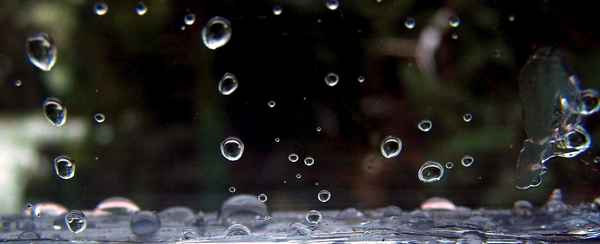 wasser auf Fenster