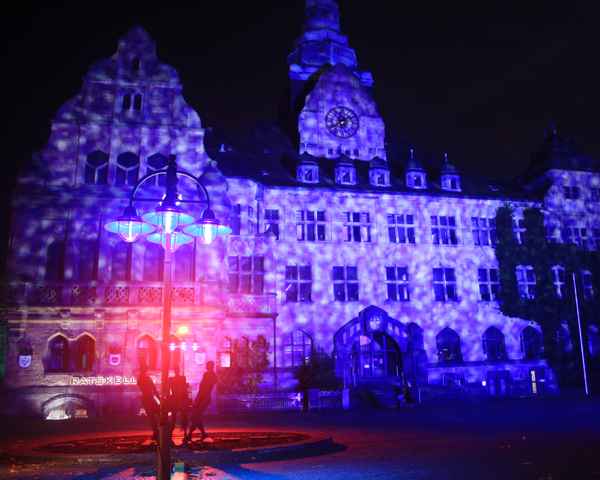 Rathaus, Recklinghausen leuchtet